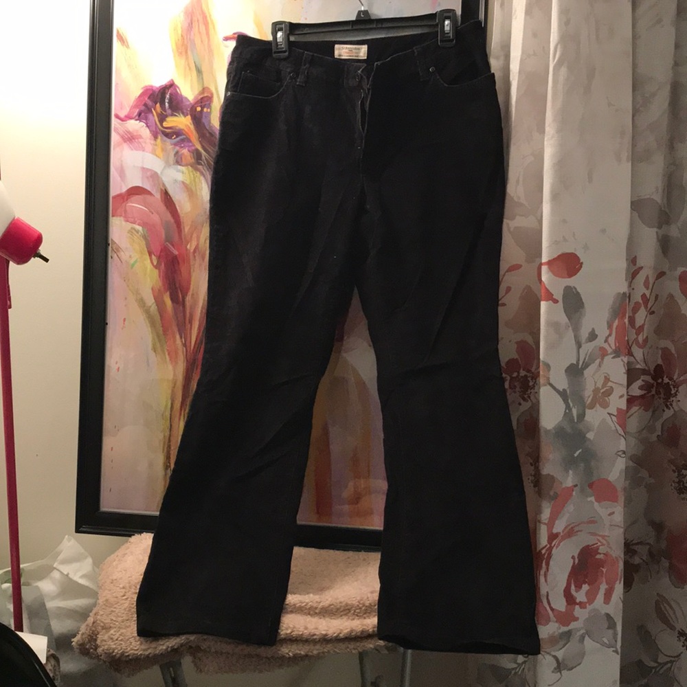 Black Corduroy Pants Like New